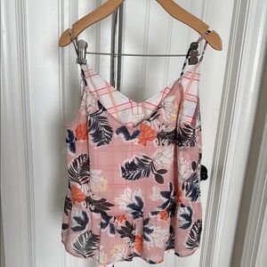 Floral Pink Camisole Top